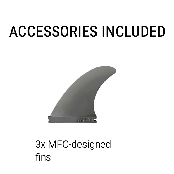 
                  
                    NSP - Elements Funboard 7'6" Yellow Futures Fins
                  
                