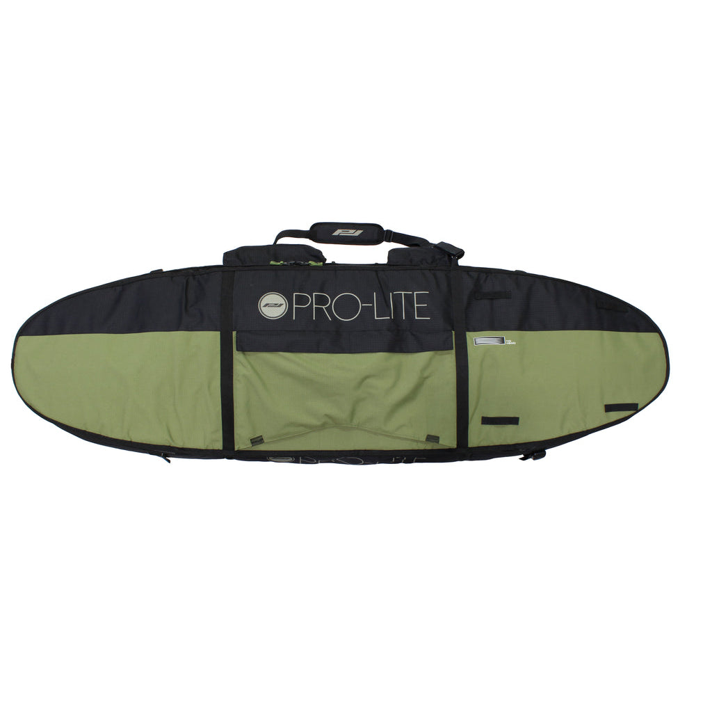 
                  
                    Pro-Lite Board Bag - Finless Coffin 6'6 to 7'6 (2-4 Boards) army green/black
                  
                