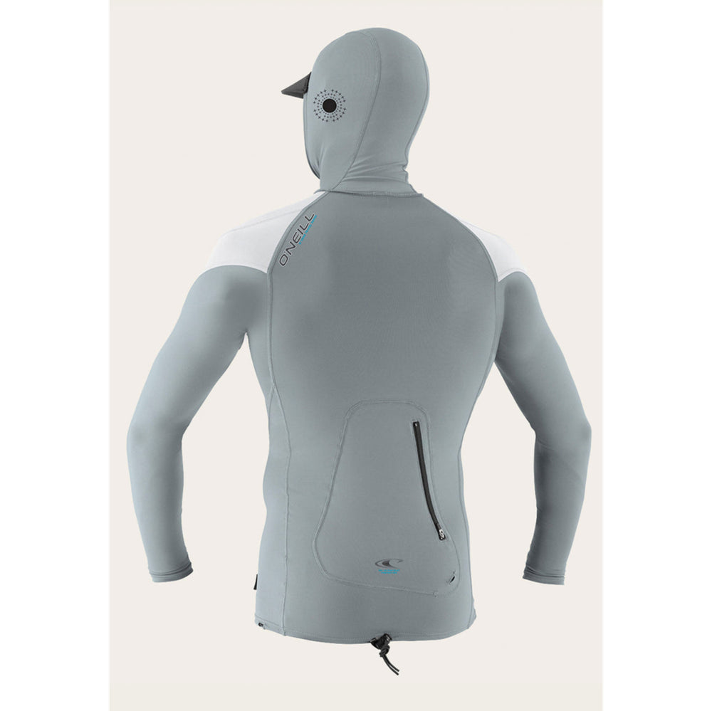O'Neill Premium Skins O'Zone L/S Rash Guard W/ Hood - Cool