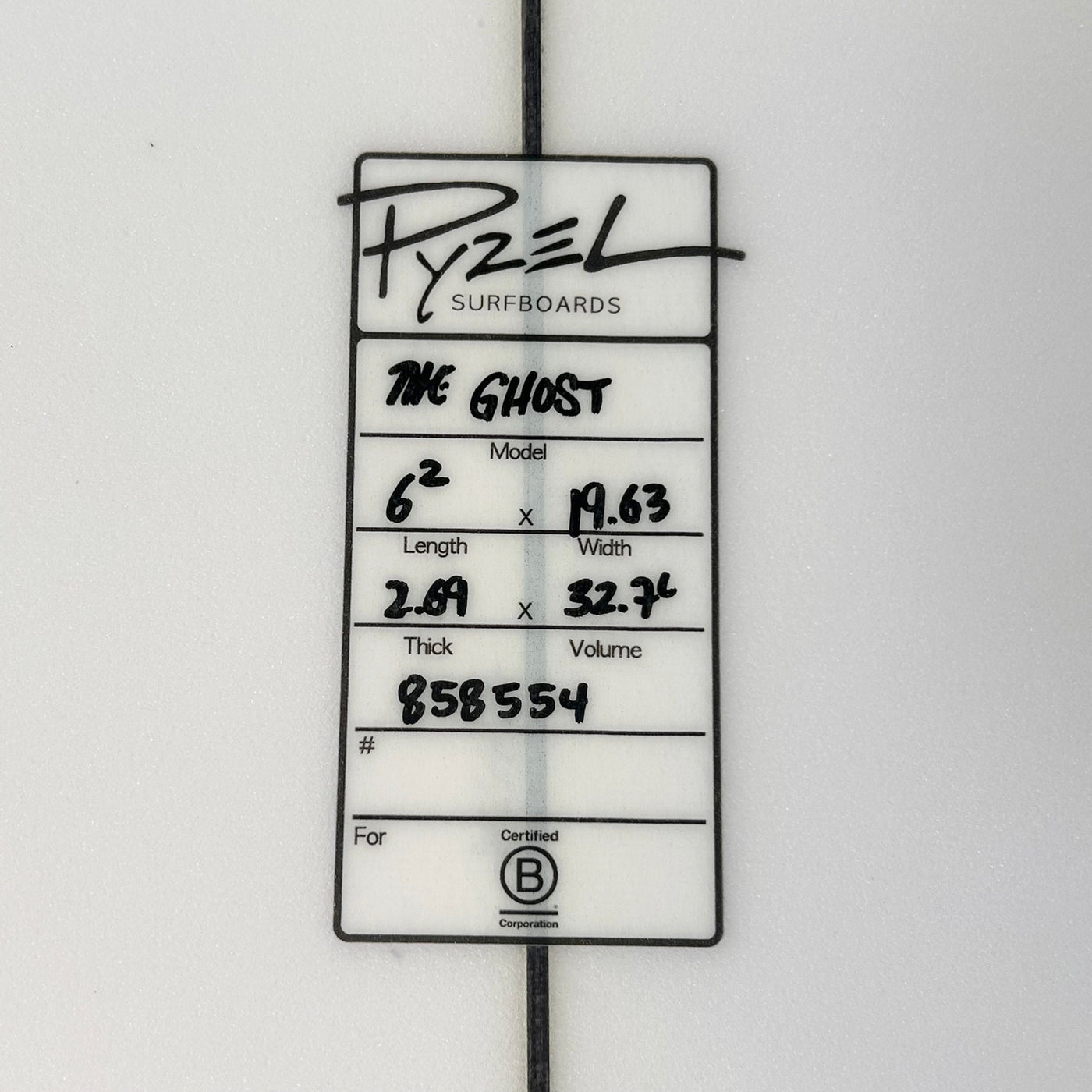 
                  
                    Pyzel - Ghost 6'2 - 5 fin Futures - USED* 🏷️
                  
                
