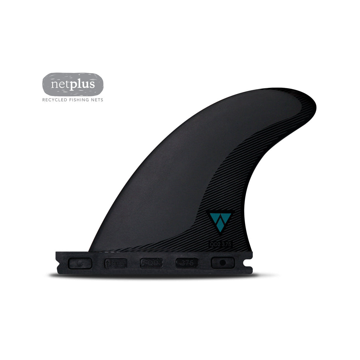 Futures QUAD REAR - QD2 375 - Alpha Series Carbon/Aqua - Surf Ontario