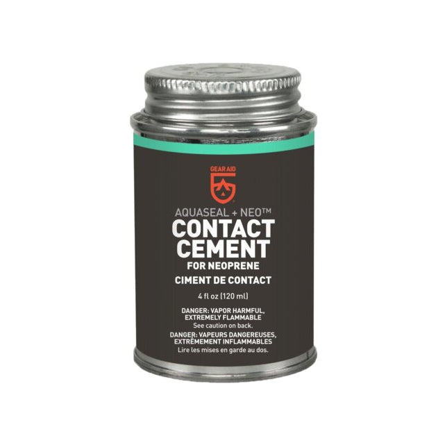 
                  
                    Repair Neoprene - Gearaid AQUASEAL+NEO contact cement 4oz **1-2 WEEKS 🚚**
                  
                