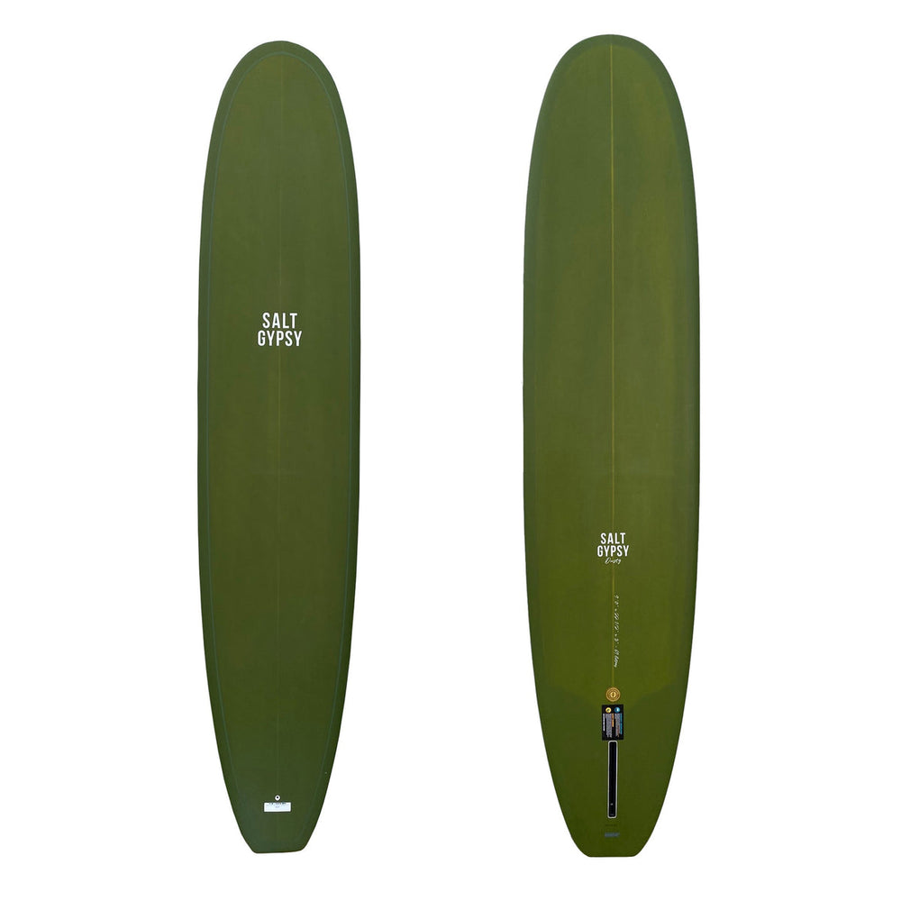 Salt Gypsy Dusty Retro 8'6 Longboard Olive Tint