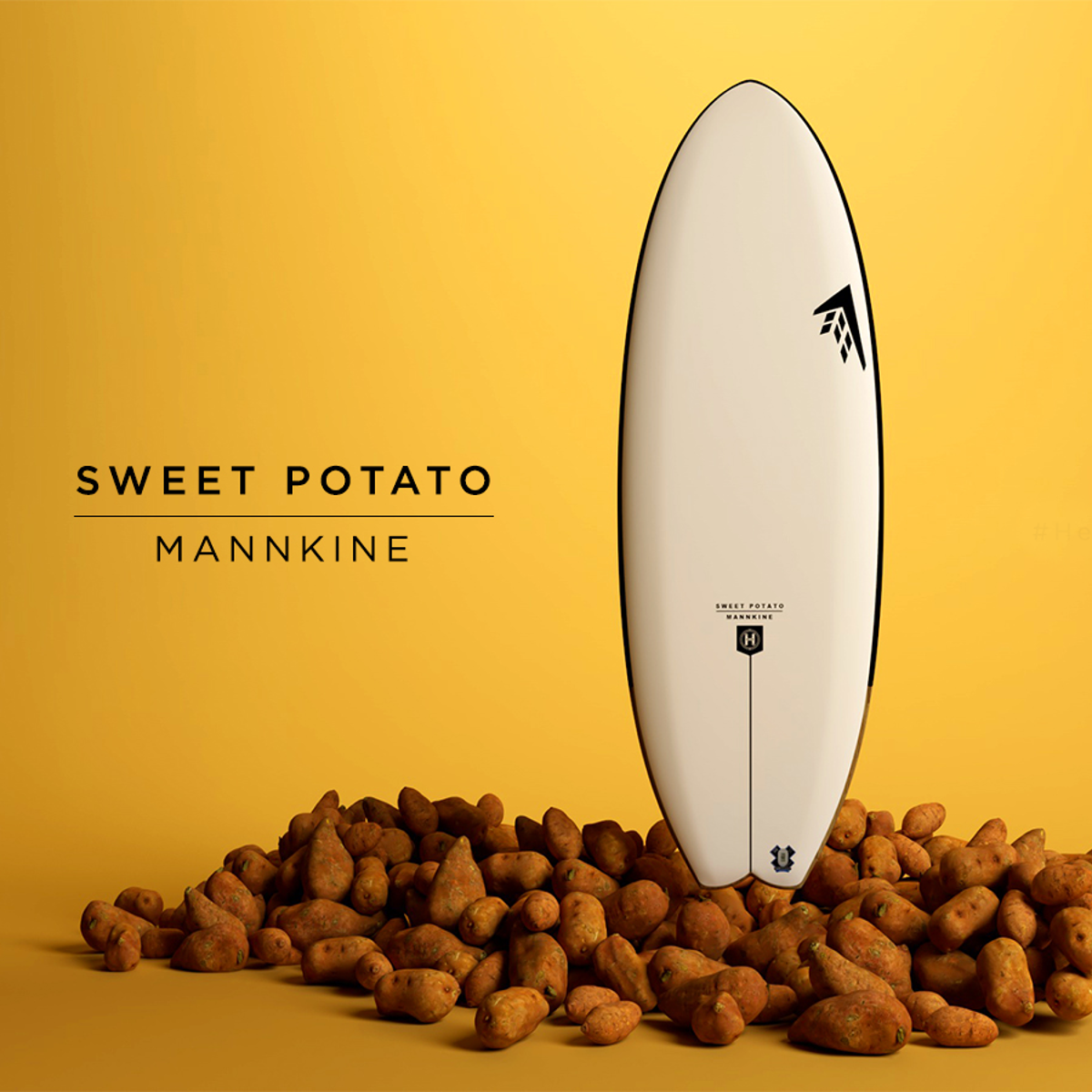 Firewire Sweet Potato White 5'8 Future Fins – Surf Ontario