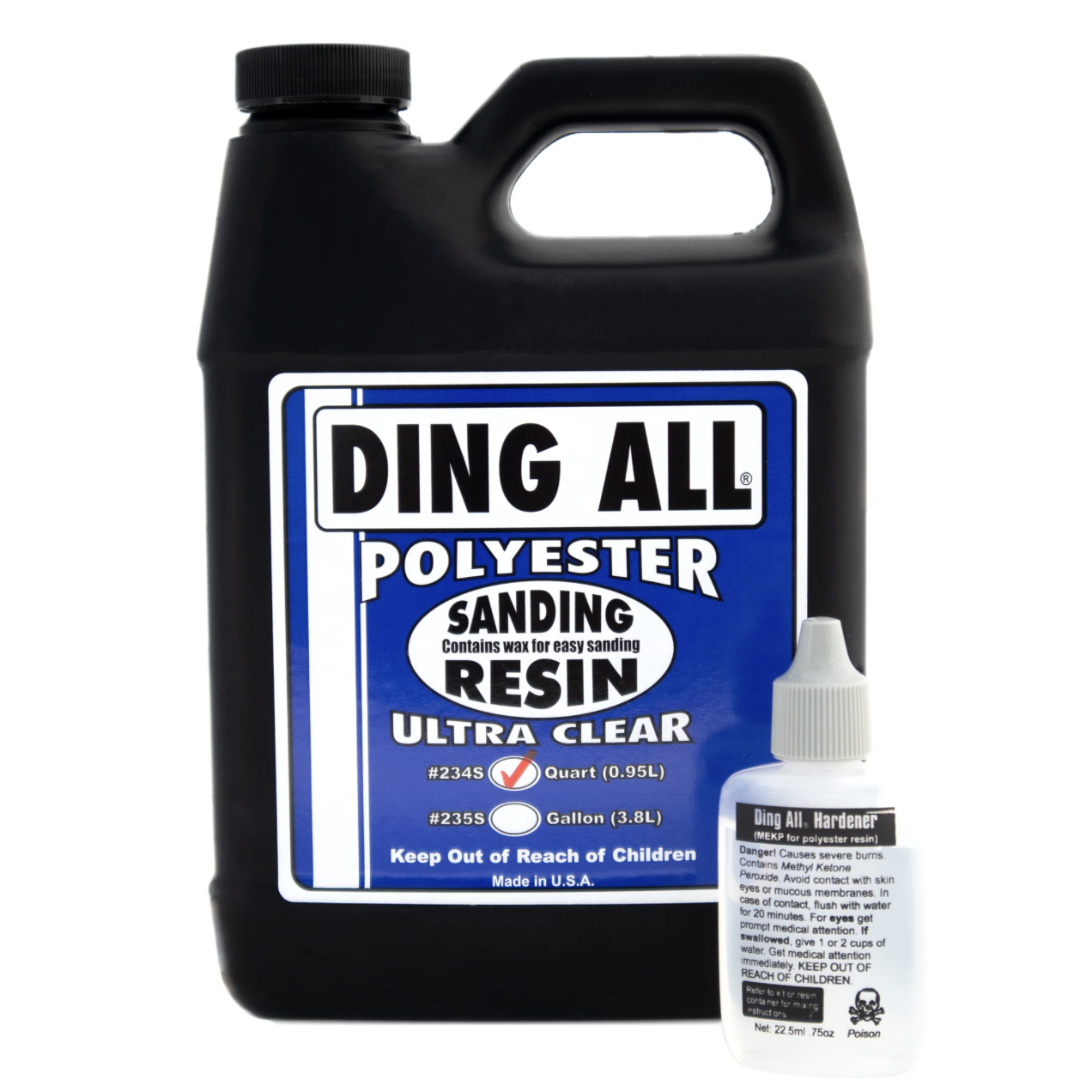 
                  
                    Ding Repair - Ding All - Silmar Polyester Resin - Ultra Clear Sanding Resin 250A Comes With Hardener - Surf Ontario
                  
                