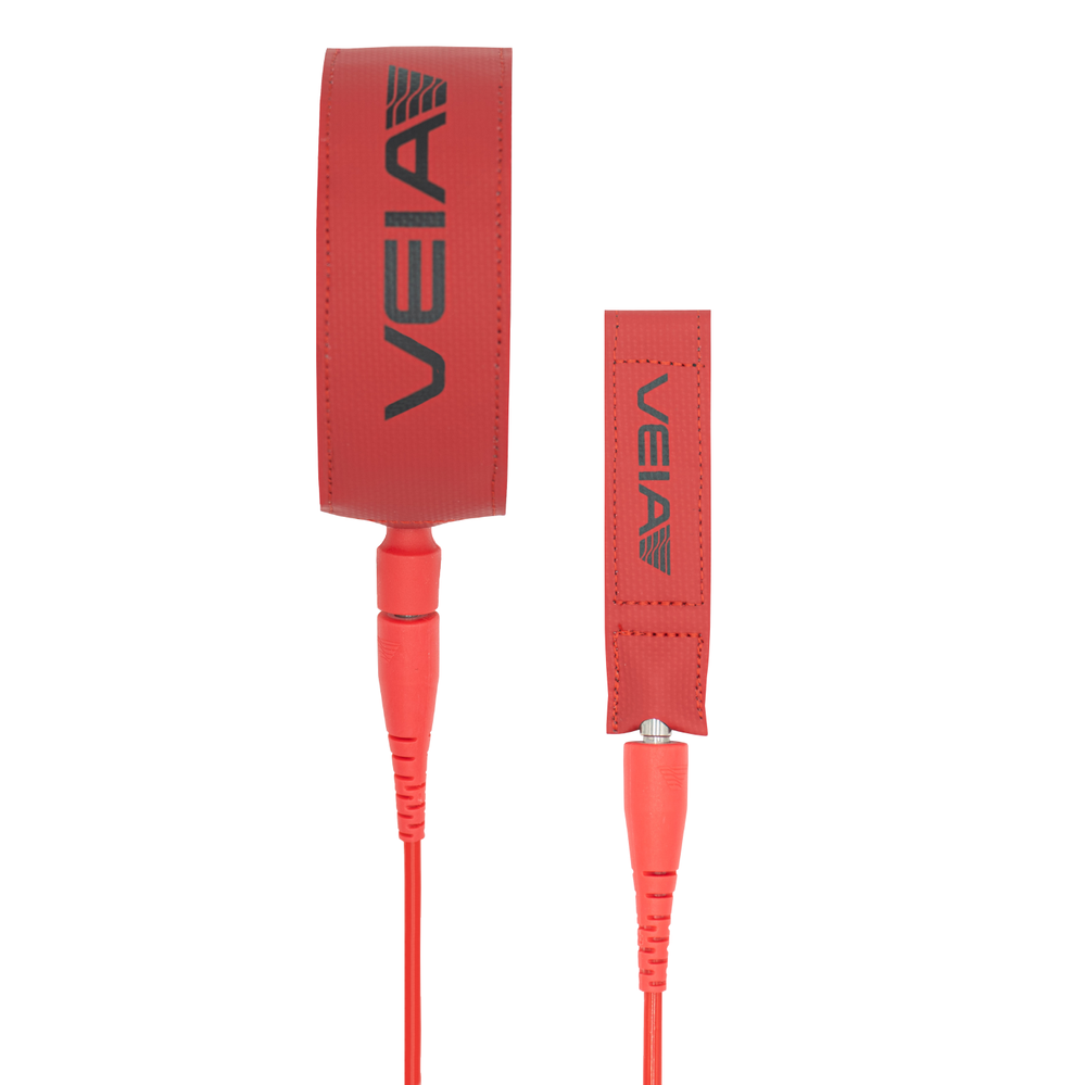 Leash - Veia - JJF Pro 6' Leash Red Standard **1-2 WEEKS 🚚**