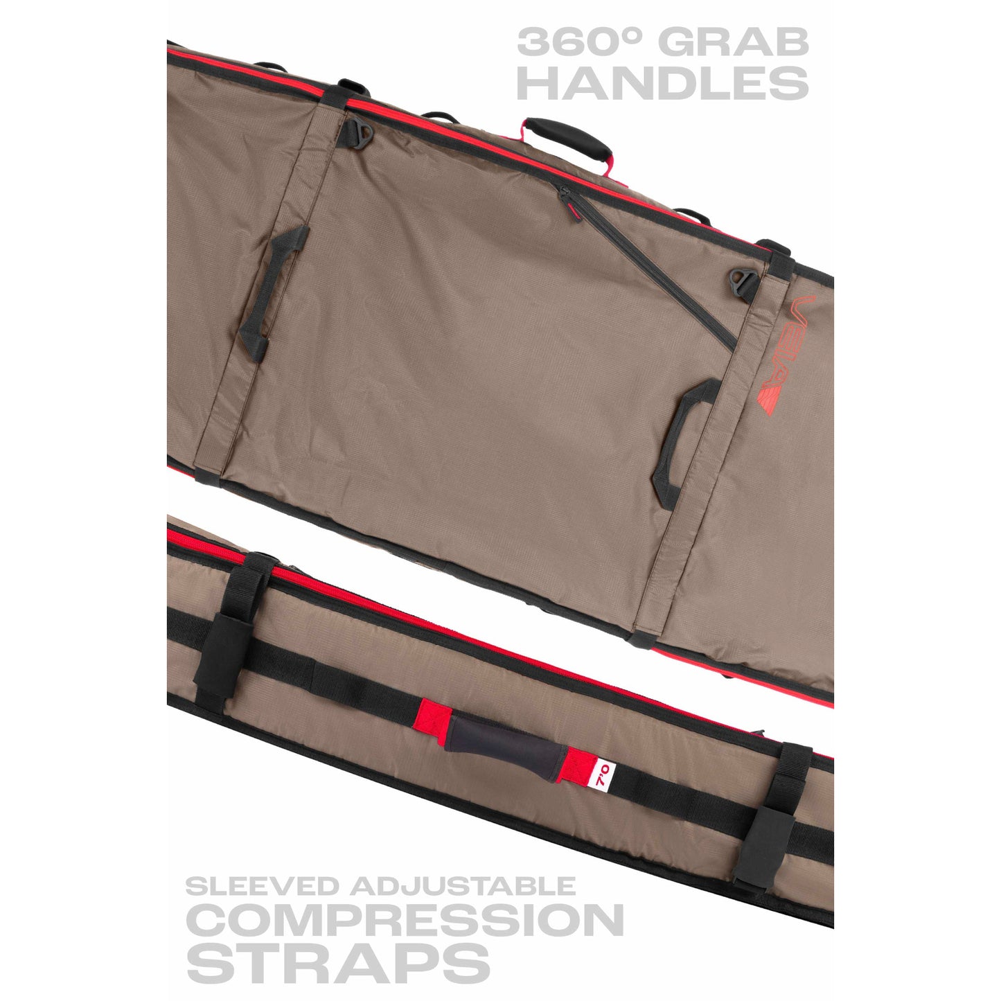 
                  
                    Veia Bag - Wheeled JJF 3 Board Hybrid Travel Bag - Coyote **1-2 WEEKS 🚚**
                  
                