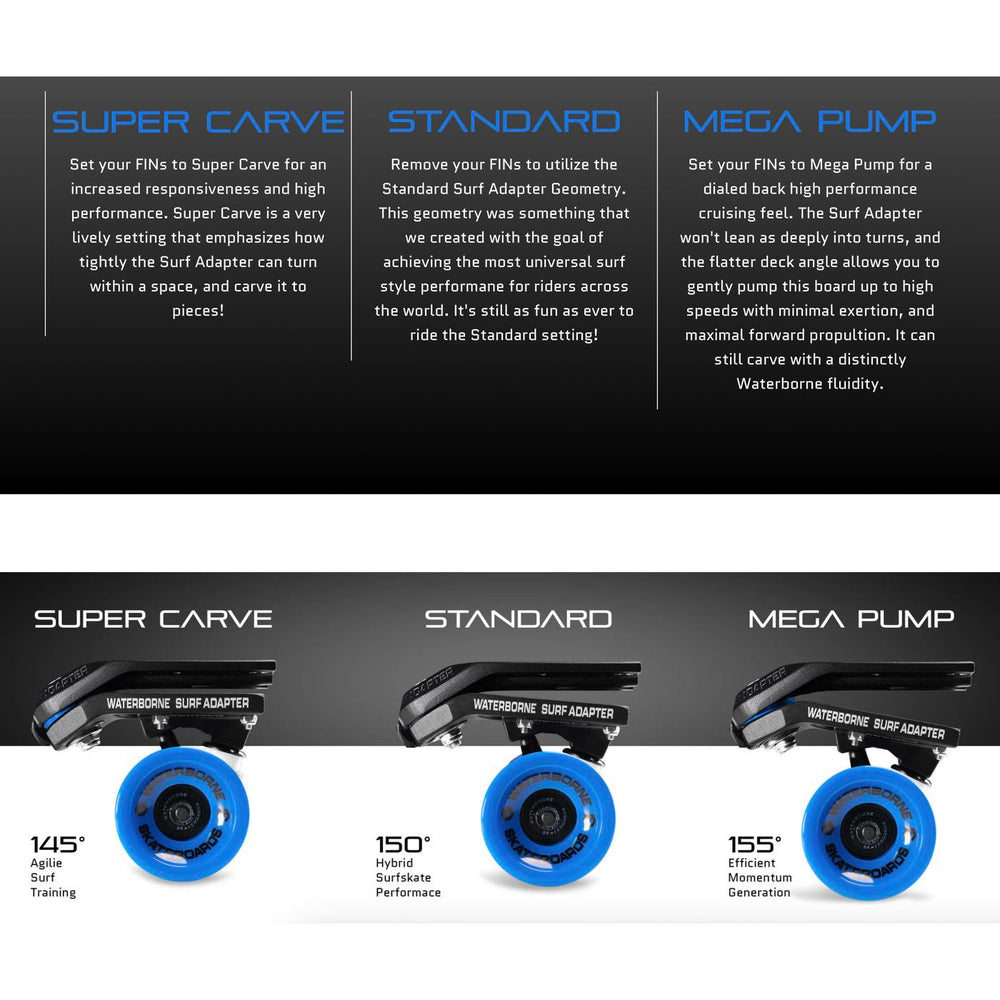 
                  
                    WATERBORNE SKATEBOARDS - Dream Surf Trucks (Front and Rear)
                  
                