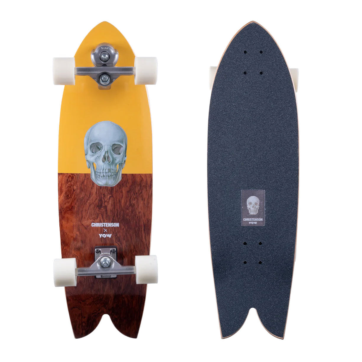 YOW C-Hawk 33" Christenson x YOW Surfskate - Yellow/ Wood Grain - Surf Ontario