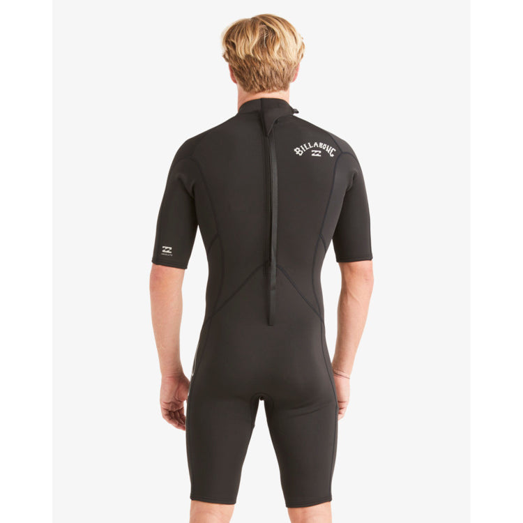 
                  
                    2/2mm Men's Billabong Absolute Back Zip Short Sleeve Springsuit Flatlock ABYW500117
                  
                