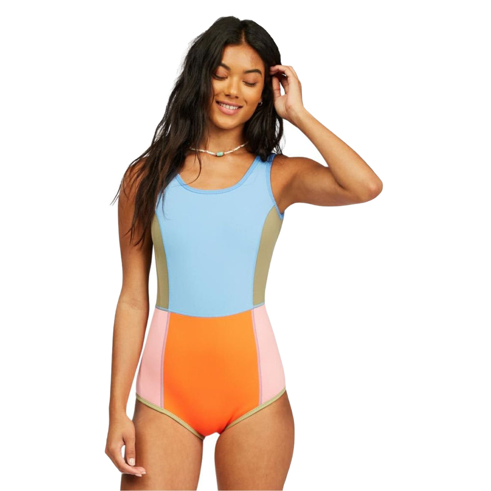 1mm Women's Billabong Reversible Sleeveless Short Jane Springsuit - Heat Wave **1-2 WEEKS 🚚**