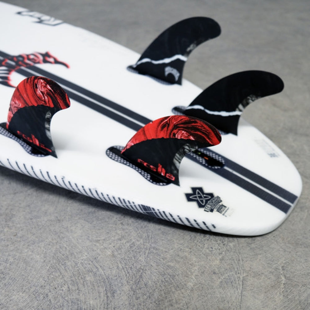 
                  
                    FCS II TRI-QUAD Fins - MATT BIOLOS MB PC Red Tri-Quad - Large
                  
                