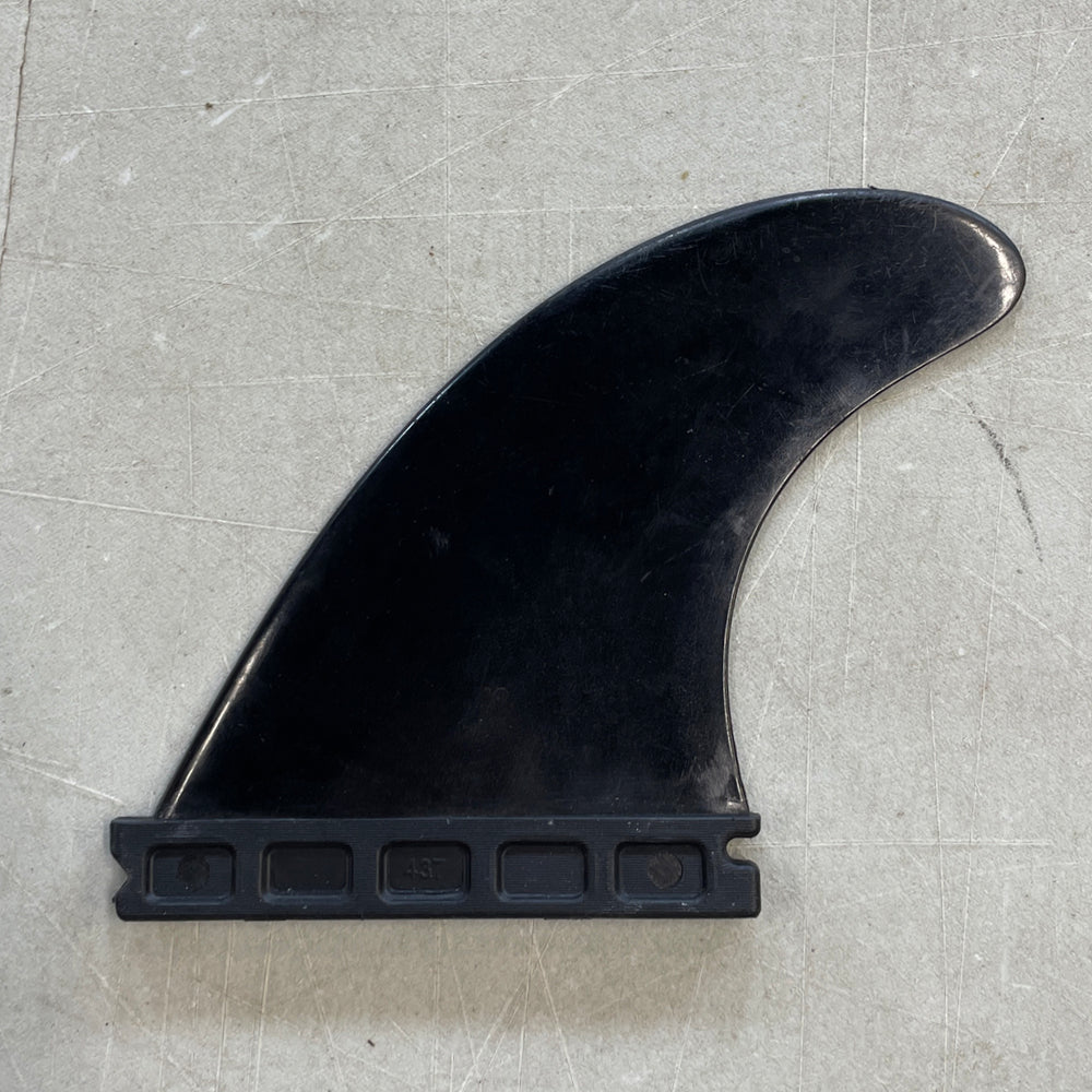 Futures - FRONT LEFT fin - ABS black plastic - one off - USED