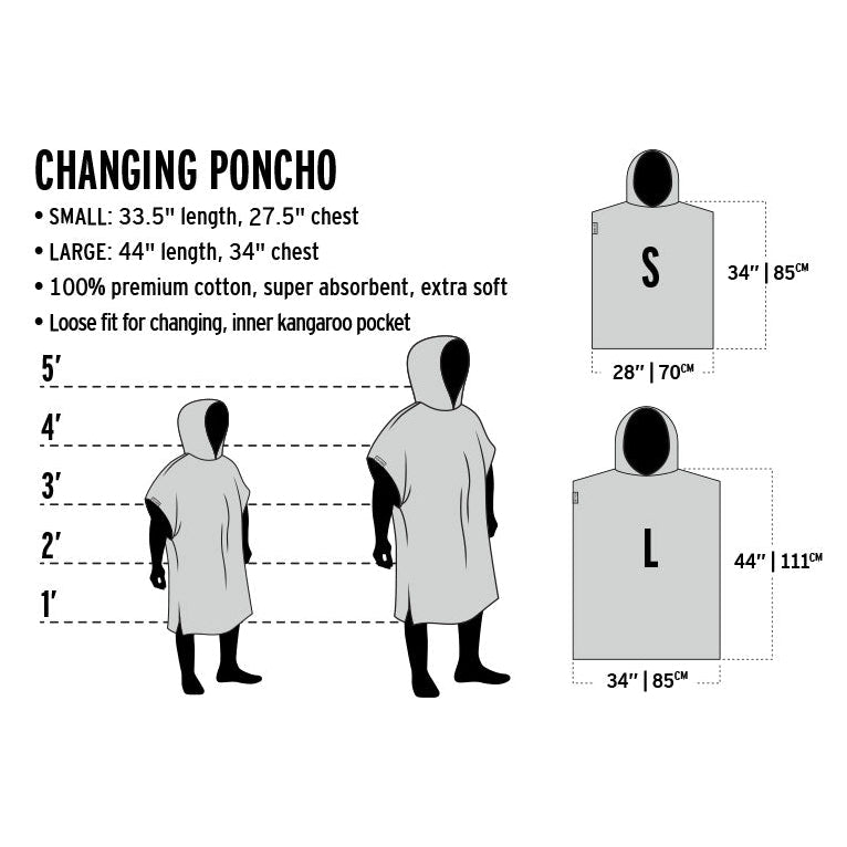 
                  
                    Changing Towel - LEUS PONCHO - Original ECO Poncho  Island Camo Plush Cotton Velour - Large **1-2 WEEKS 🚚**
                  
                