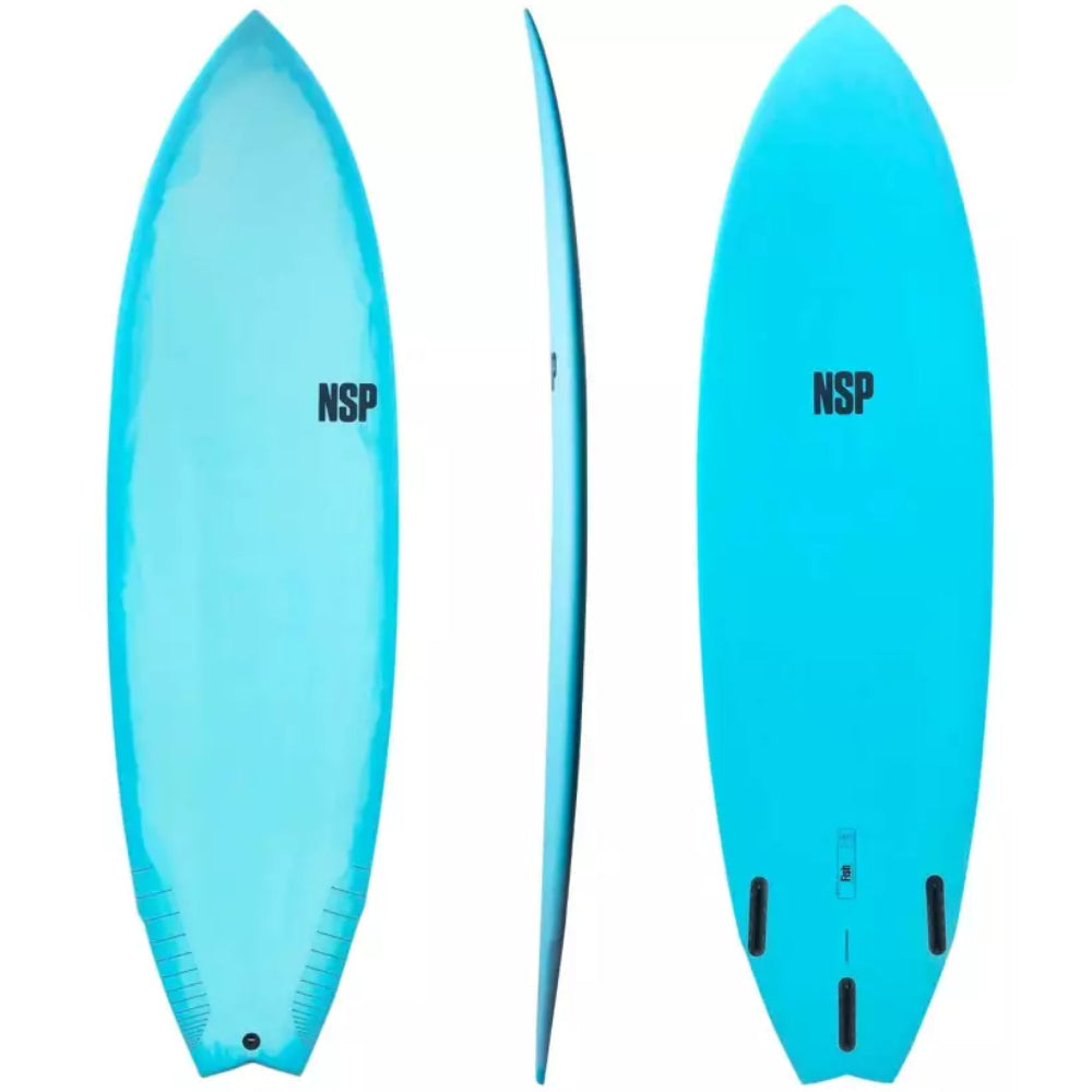 NSP - Protech Fish 6'4 Blue Tint Futures Fins