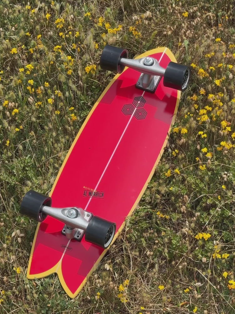 
                  
                    Load and play video in Gallery viewer, Carver - Carver x Channel Islands 29.25” Fish CX Raw Surfskate Complete (V5) **1-2 WEEKS 🚚**
                  
                