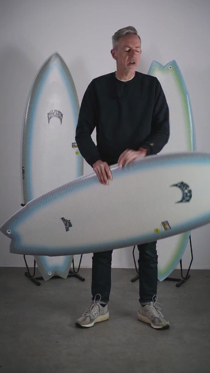 
                  
                    Load and play video in Gallery viewer, Libtech - Lost Pisces 5&amp;#39;8 (Futures Compatible)
                  
                