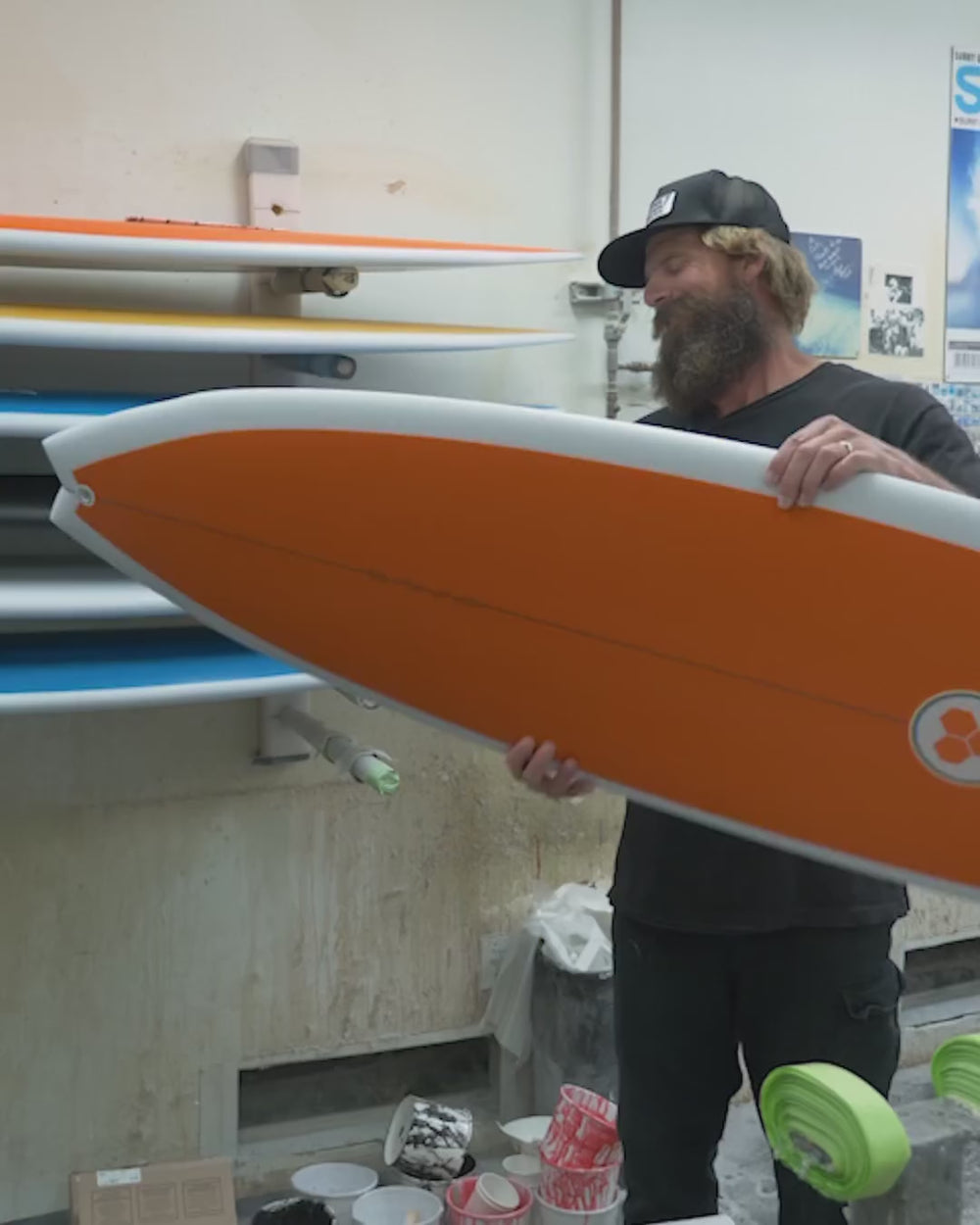 Channel Islands - G Skate 5'8 - Clear - Future Fins – Surf Ontario