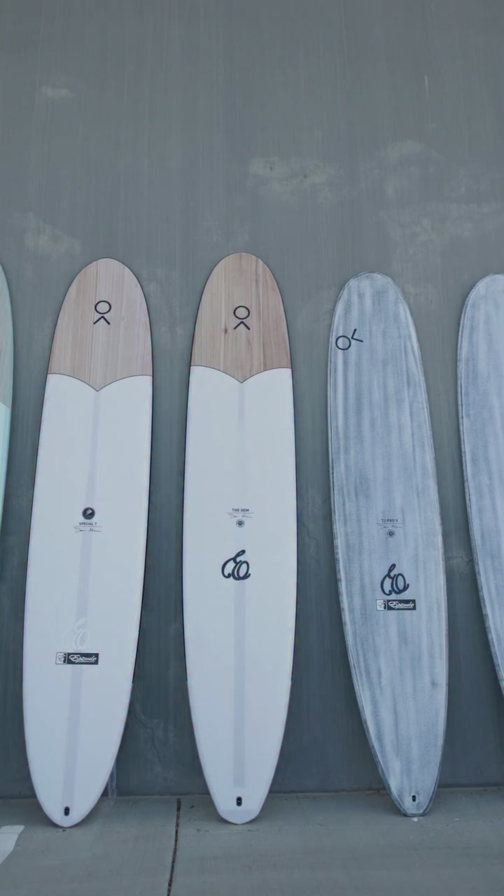 
                  
                    Load and play video in Gallery viewer, Firewire The Gem 8&amp;#39;3 - Helium Core with Fiberglass Lamination - Futures **1-2 WEEKS 🚚**
                  
                