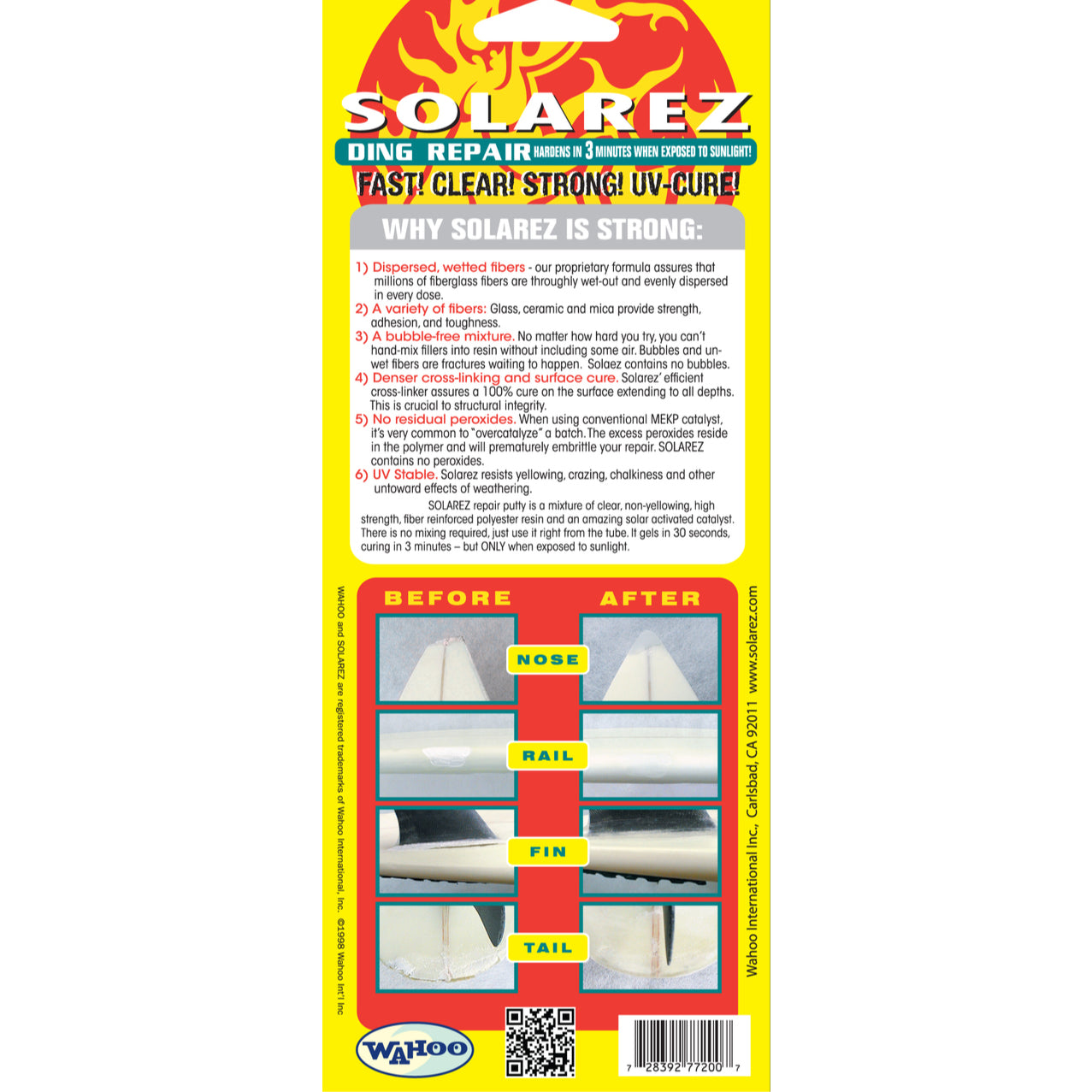 
                  
                    Ding Repair - Solarez Polyester Weenie 0.5oz. Tube
                  
                