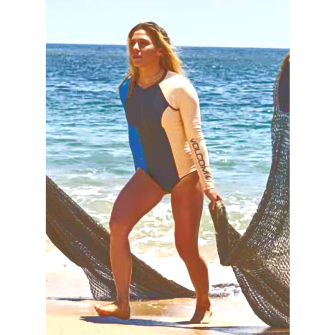 
                  
                    Volcom - Women's Simply Solid Long Sleeve Bodysuit - Ocean
                  
                