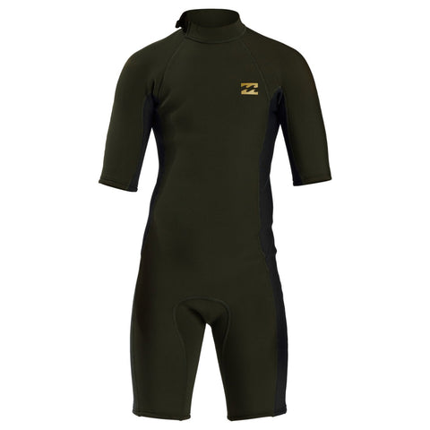 2/2 Youth Billabong Absolute Back Zip Short Sleeve Spring Wetsuit - Surf Ontario