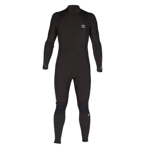 4/3 Men's Billabong Absolute Back Zip Fullsuit Black - Surf Ontario
