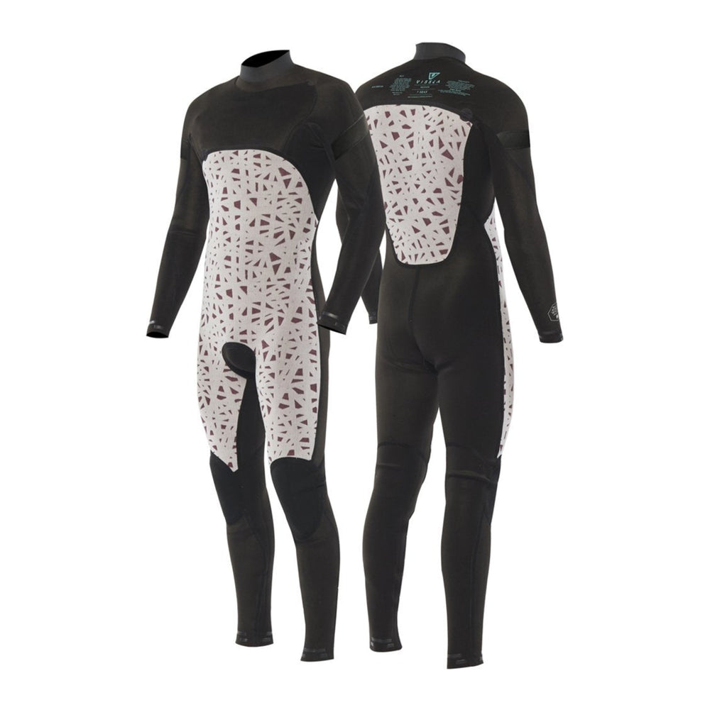 4/3 Mens Vissla 7 Seas FULL Chest Zip - Black – Surf Ontario
