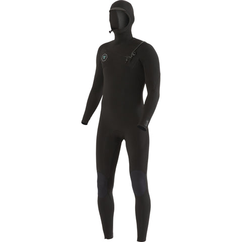 4/3 Mens Vissla 7 Seas Hooded Chest Zip Full Suit