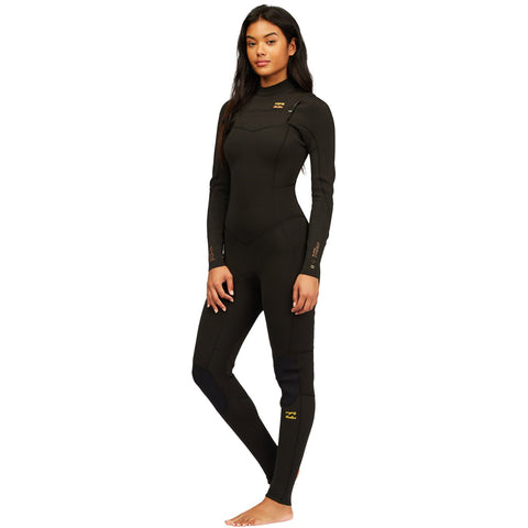 4/3mm Women’s Billabong Synergy Chest Zip Full Black Tie Dye - Surf Ontario