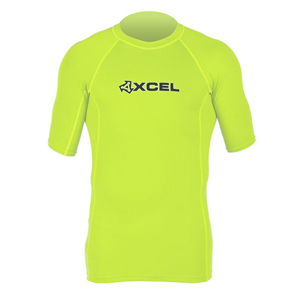 
                  
                    Mens Rashie Xcel Premium 6oz 4-way Stretch S/S Lime Green
                  
                
