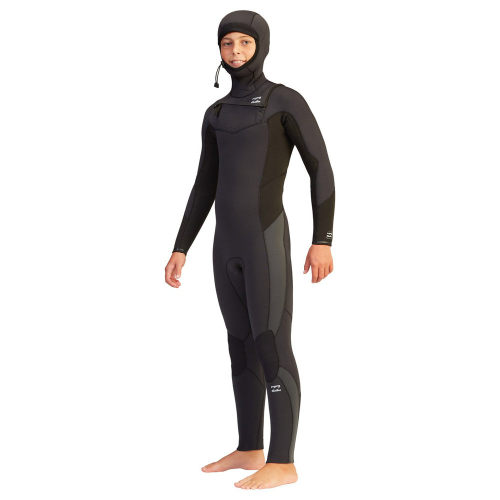 5/4 Boys' Absolute Hooded Full Wetsuit
