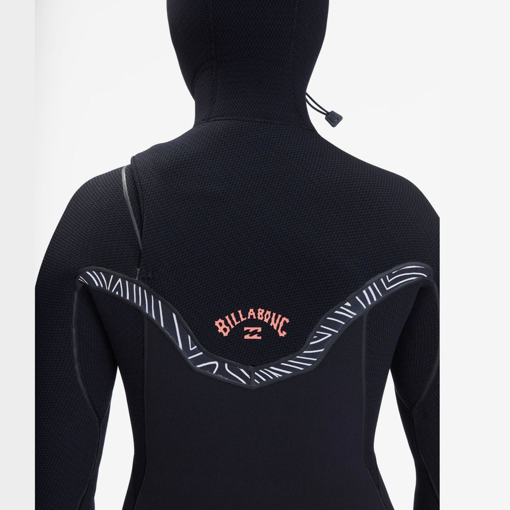 6/5 Women's Billabong Furnace Chest Zip Hooded Wetsuit