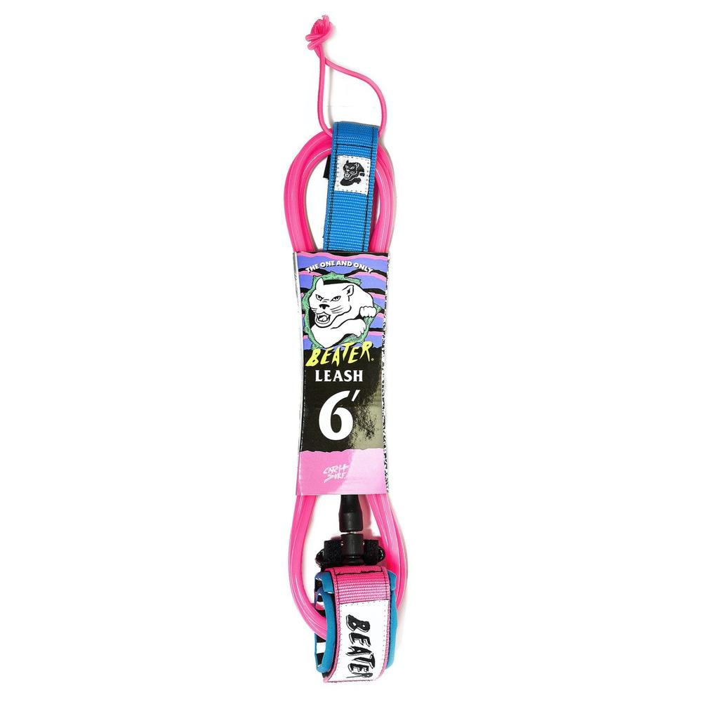 Leashes - Beater / Catch Surf - 6' Pink/Blue