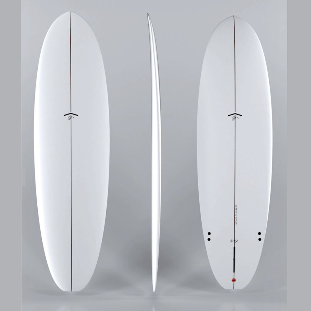 CJ Nelson Outlier 8'0 - White - single fin – Surf Ontario