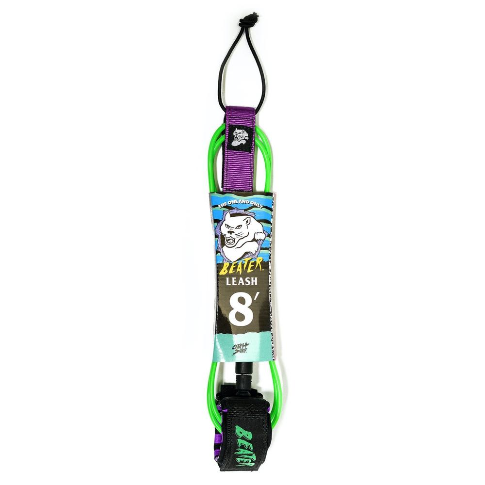 Leashes - Beater / Catch Surf - 8' Green/Purple