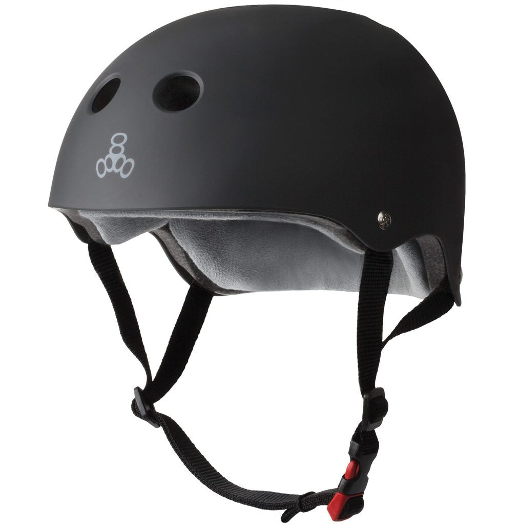 
                  
                    Protective Gear (Skate) - T8 Helmet - Sweatsaver Cert - Black Rubber
                  
                