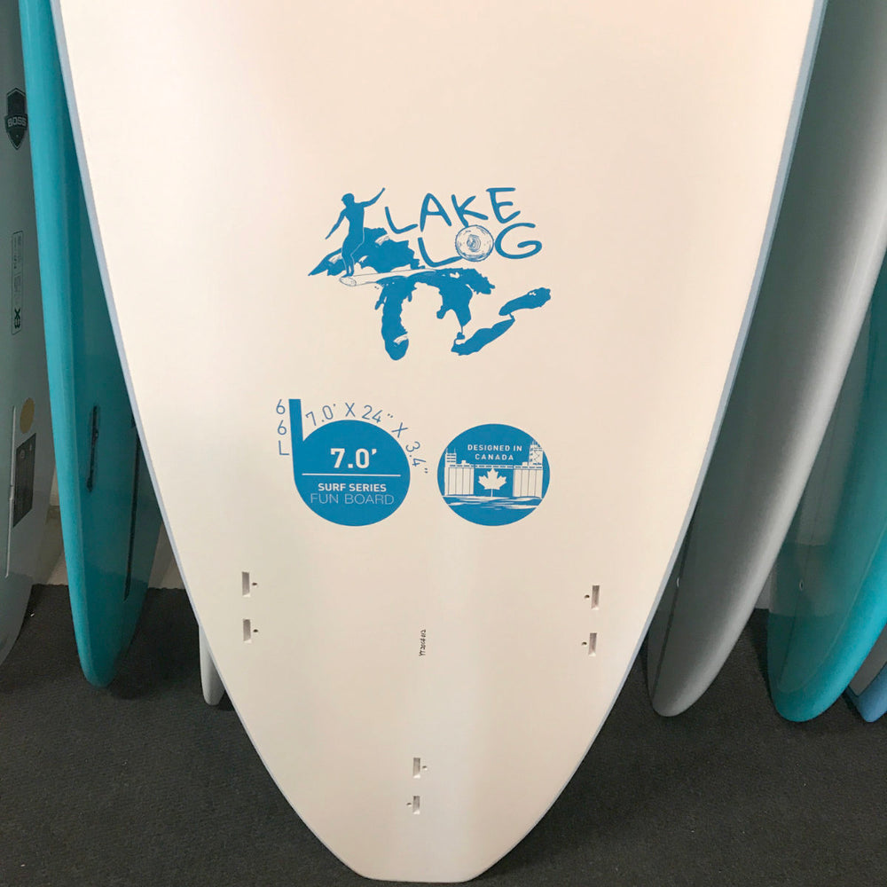 Blu Wave - Lake Log Softy 7.0 - Lime/Blu – Surf Ontario