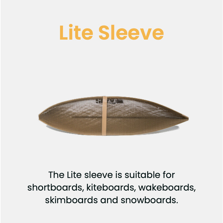 
                  
                    Board protection - Flexi-Hex Lite Sleeve (cardboard surfboard sock)
                  
                