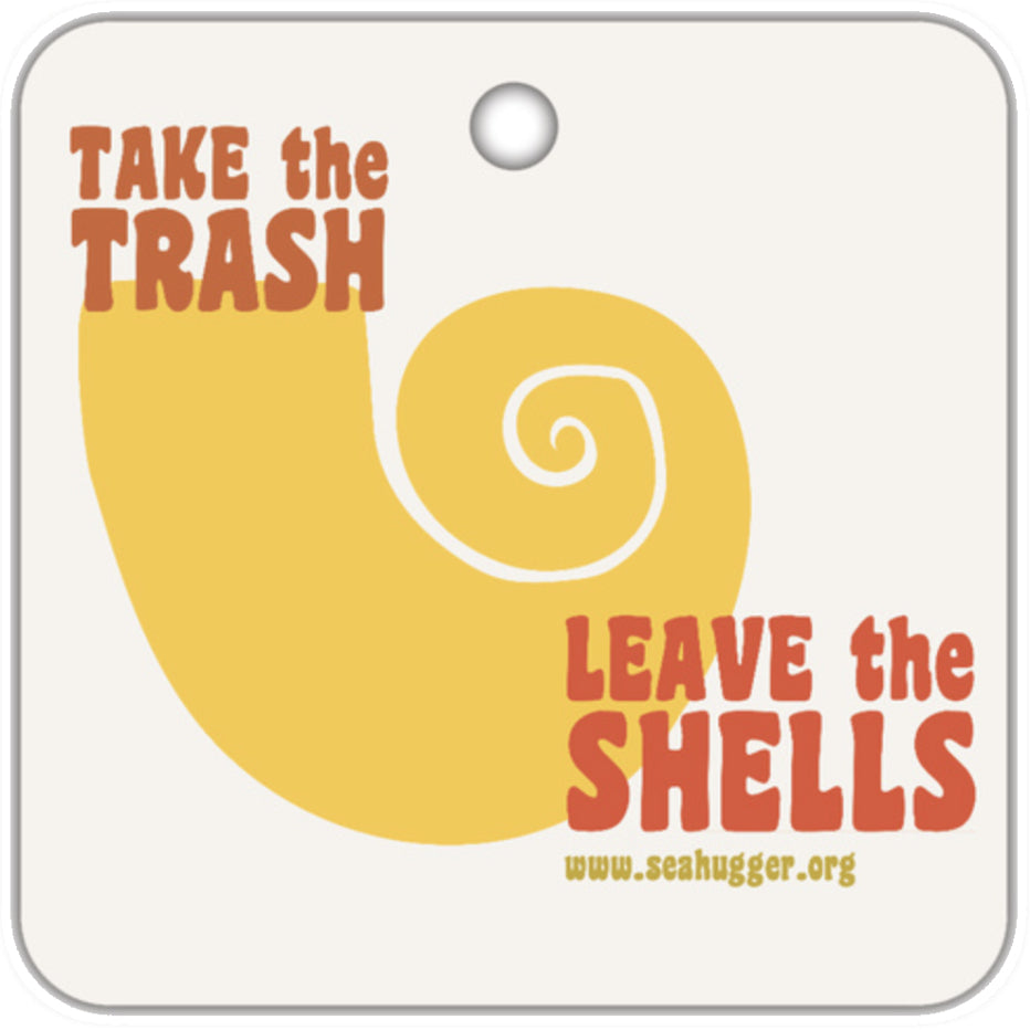 Camp Scent Freshener - SeaHugger Take the Trash Leave the Shells - STRAWBERRY