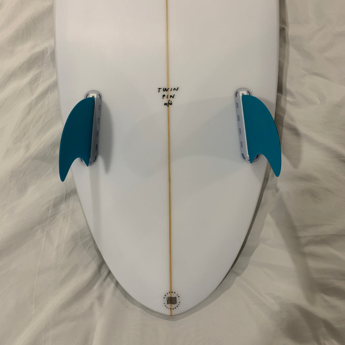 
                  
                    Channel Islands - Twin Pin 6'3 - Futures Fins - USED**
                  
                