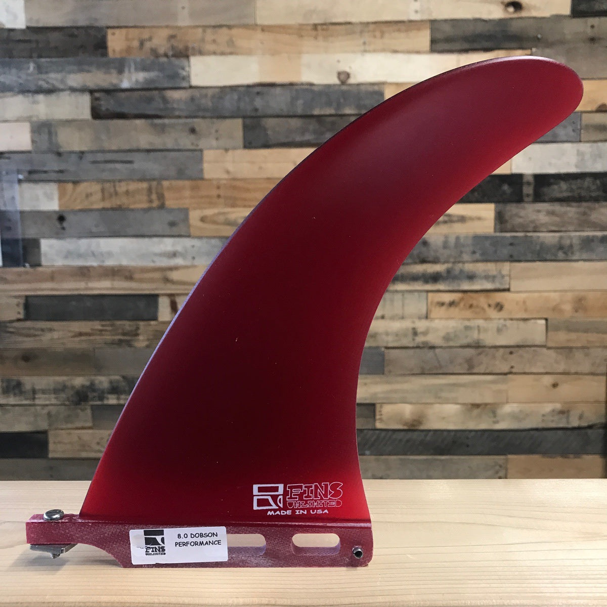 Fins Unlimited - Dale Dobson  8.0" Performance - Red