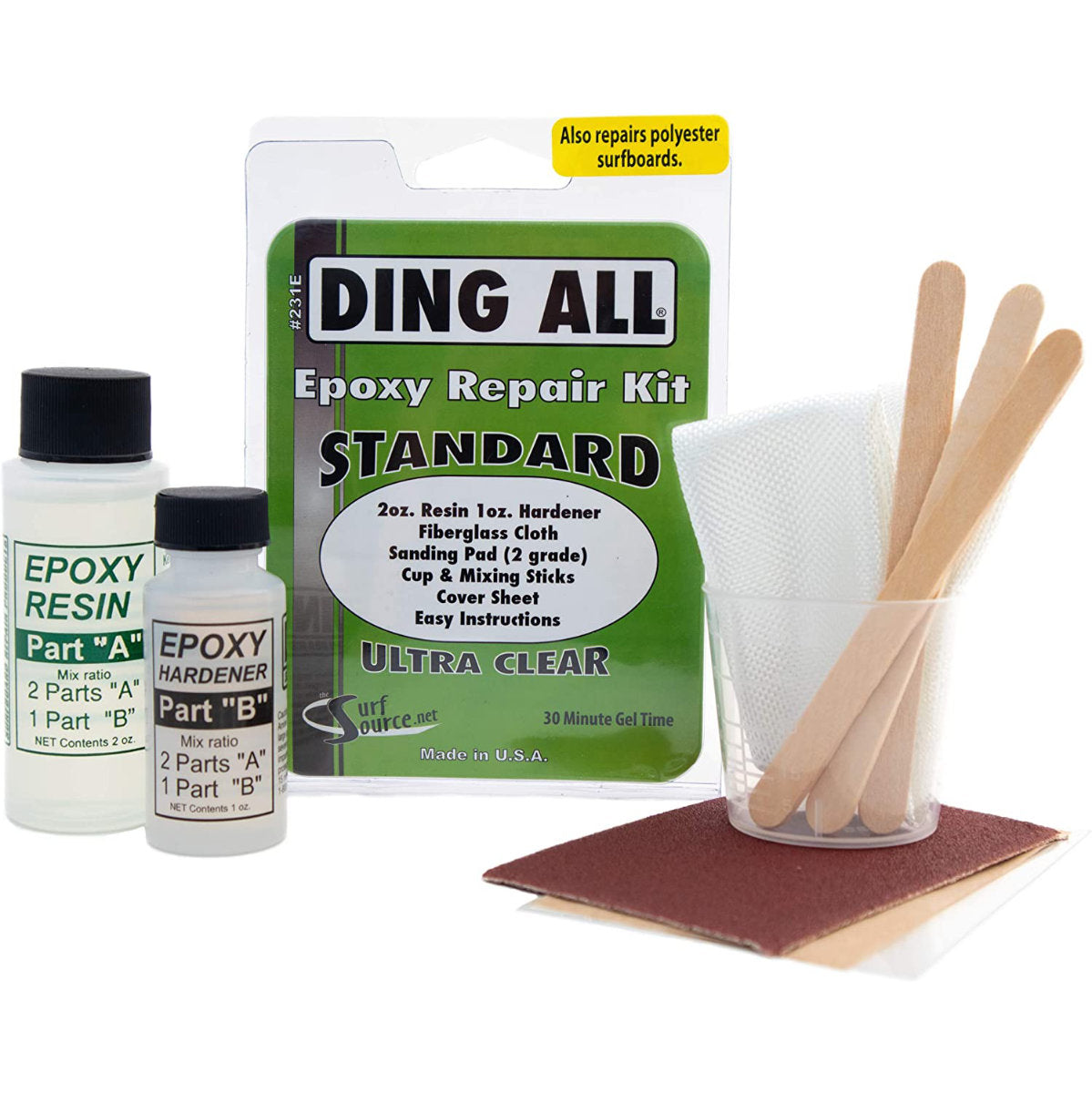 
                  
                    Ding Repair - Ding All Standard Epoxy Repair Kit
                  
                