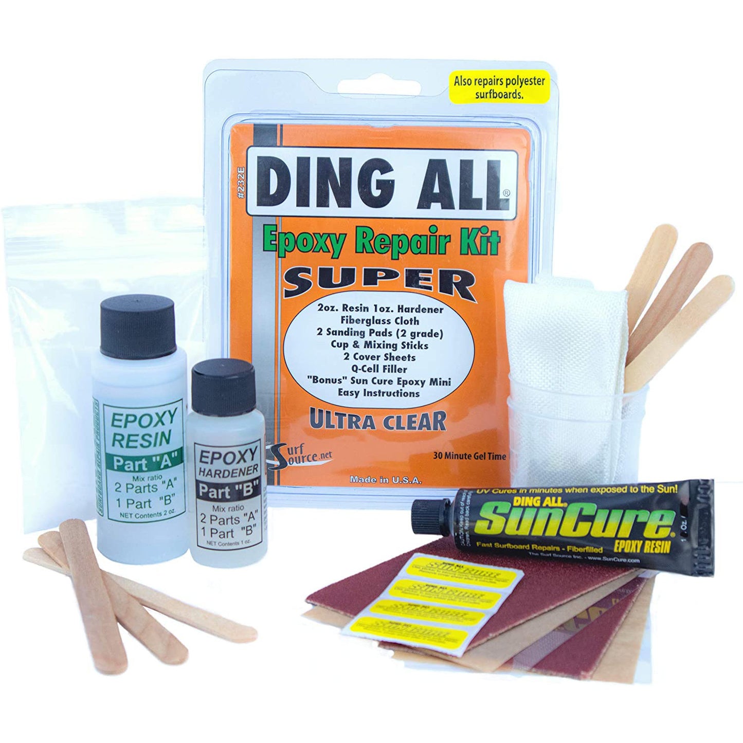 
                  
                     Ding All Super Epoxy Repair kit
                  
                