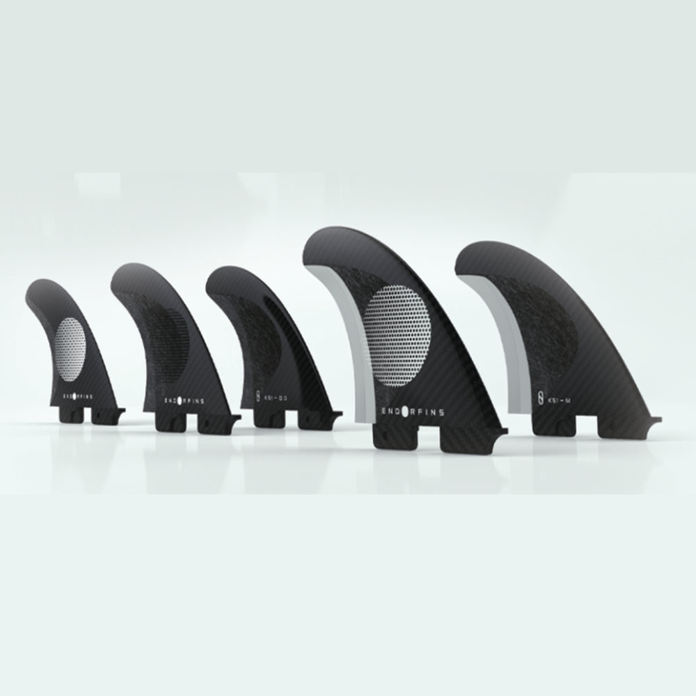 ENDORFINS 5 FIN - Slater KS1 5 Fin Medium 2 Tab - Black/White
