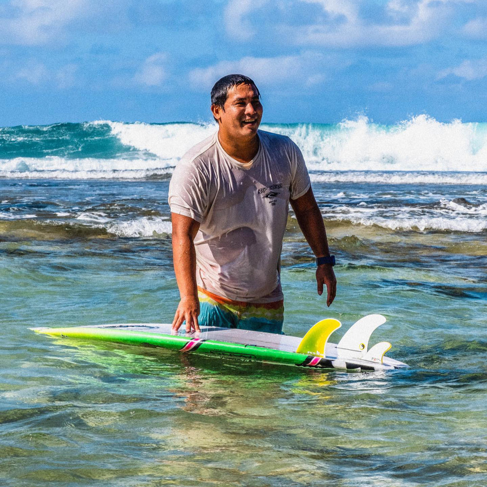 FCS II TWIN + 1 - Town & Country Glen Pang PG X-Large Yellow Fade