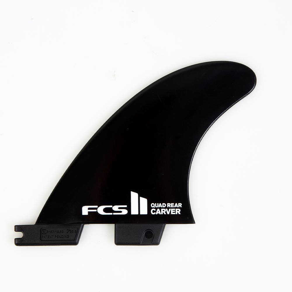 
                  
                    FCS II QUAD REAR Carver Glass Flex Fin Set Black Medium
                  
                