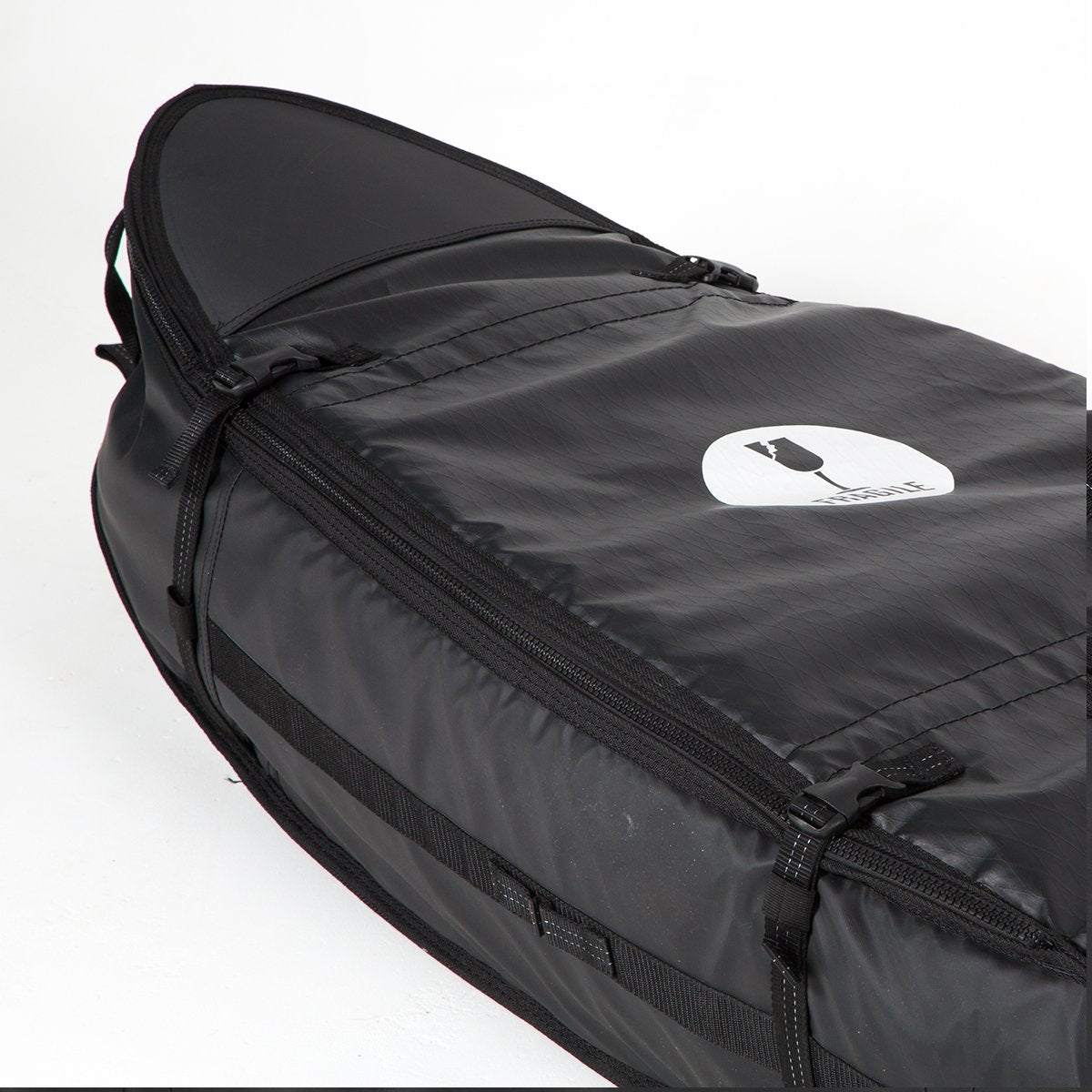 
                  
                    FCS board bag - Travel 3  Hybrid/Funboard Wheelie Bags - 7'0 & 7'6 Black/Grey
                  
                