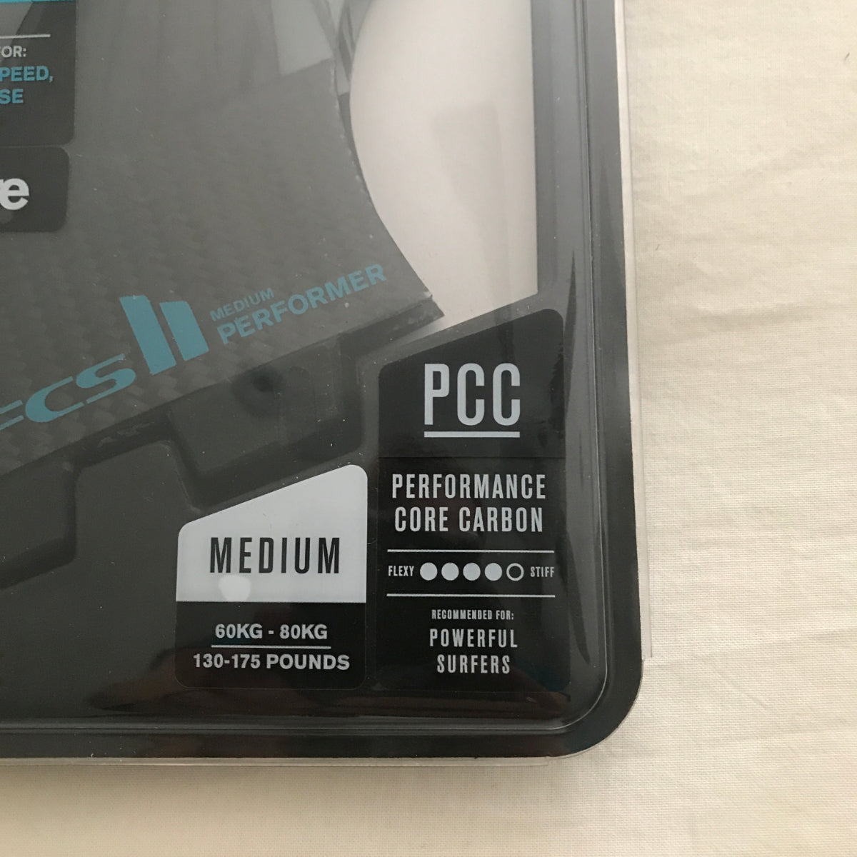 
                  
                    FCS II THRUSTER - Performer PC Carbon Black/Teal Medium - AirCore
                  
                