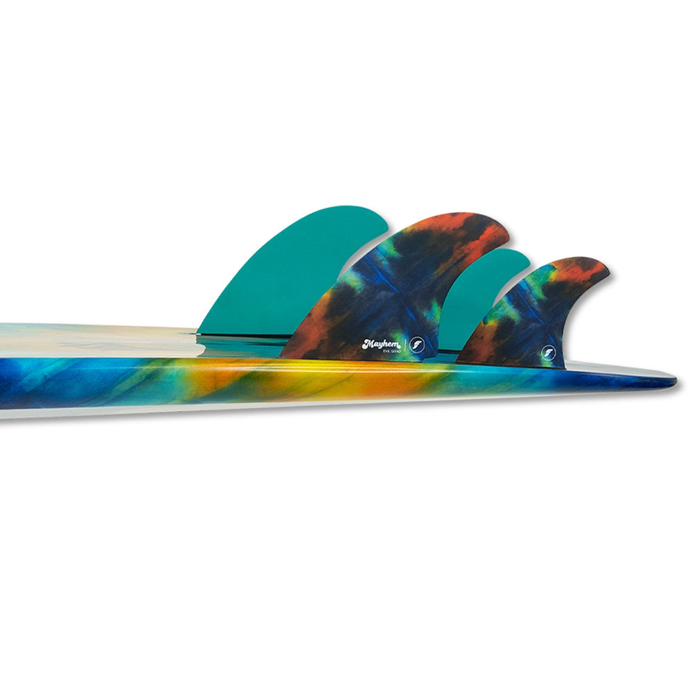MAYHEM Futures メイヘム　クワッド　サーフィン　フューチャー Futures QUAD - Mayhem Evil Quad - Rainbow – Surf Ontario